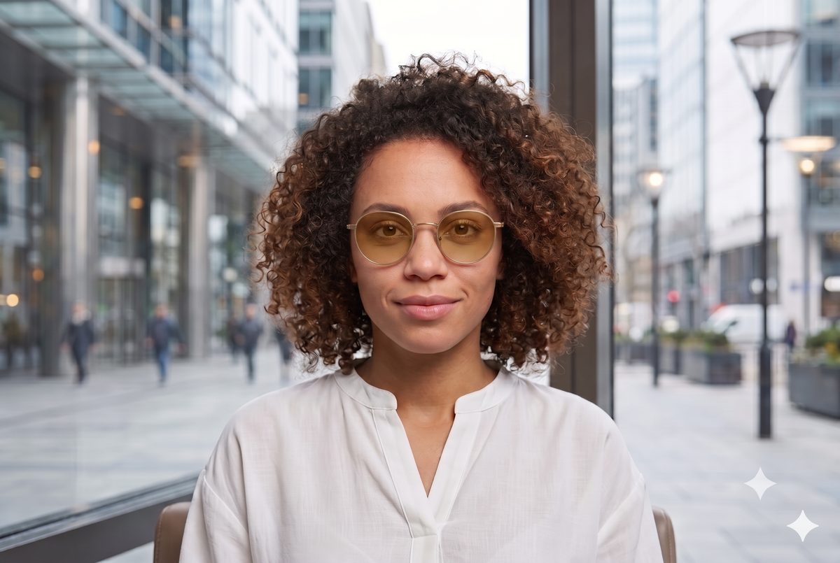 Gafas con lente solar
